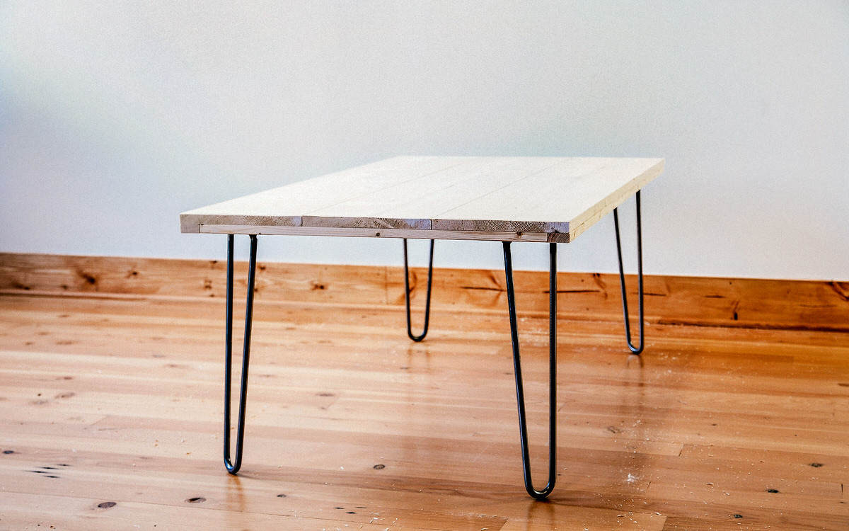 DIY Hairpin Leg Coffee Table
 DIY Hairpin Leg Coffee Table