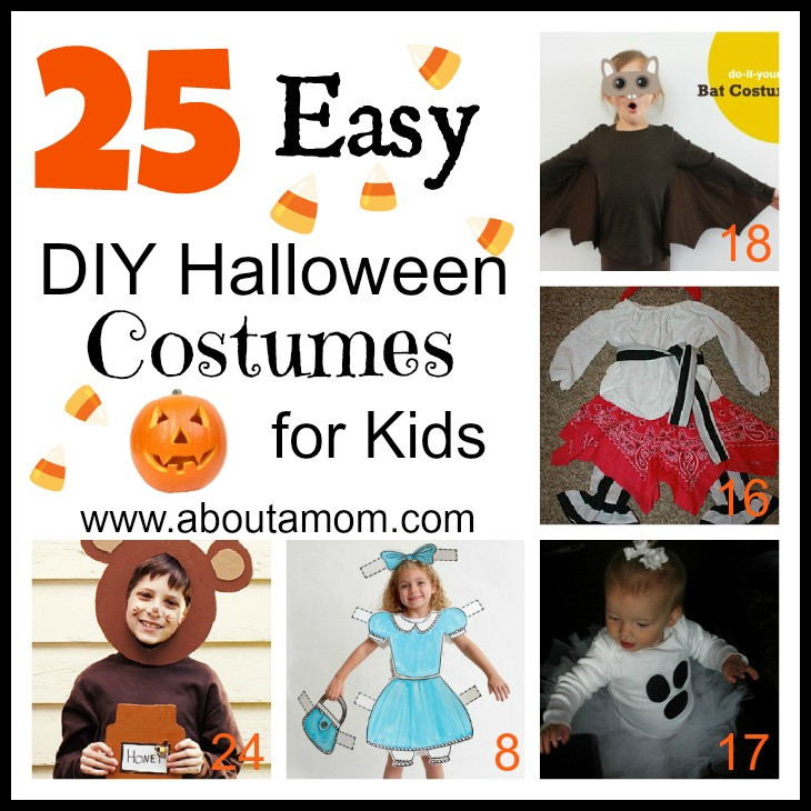DIY Halloween Costume For Toddlers
 25 Easy DIY Halloween Costumes for Kids