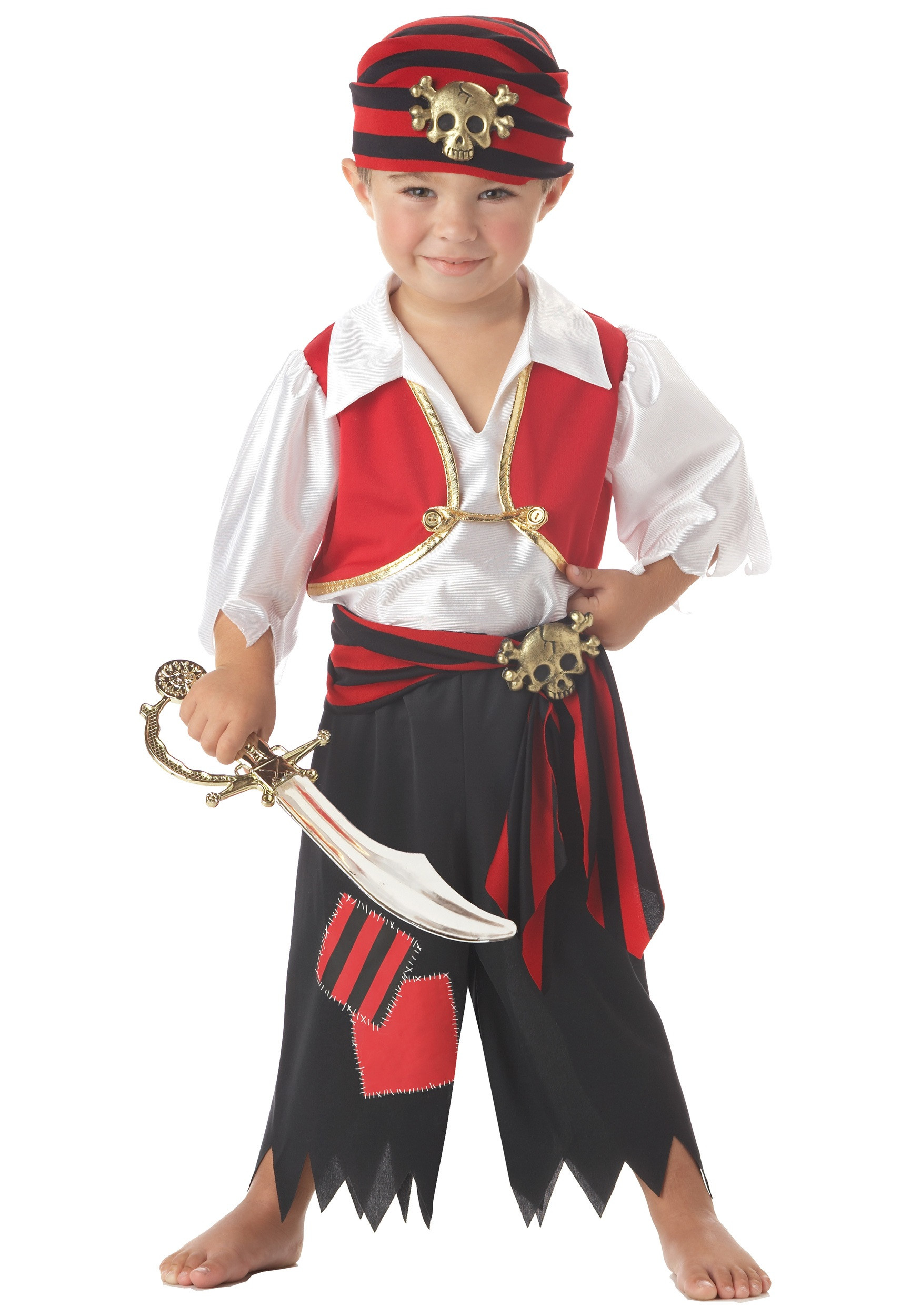 DIY Halloween Costumes For Toddler Boys
 Toddler Ahoy Matey Pirate Costume