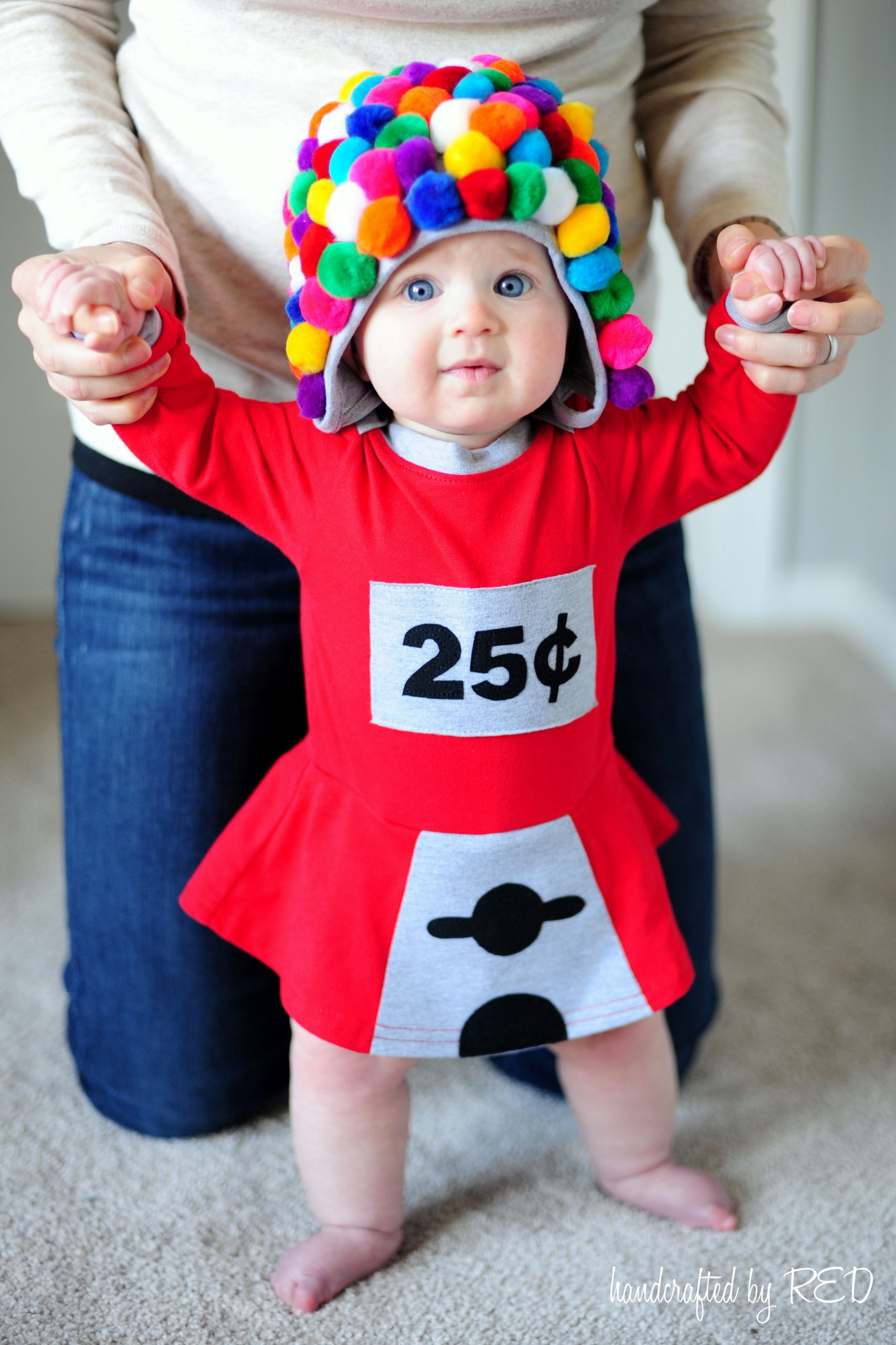 DIY Halloween Costumes For Toddler Girl
 DIY Baby Gumball Machine Costume Peek a Boo Pages