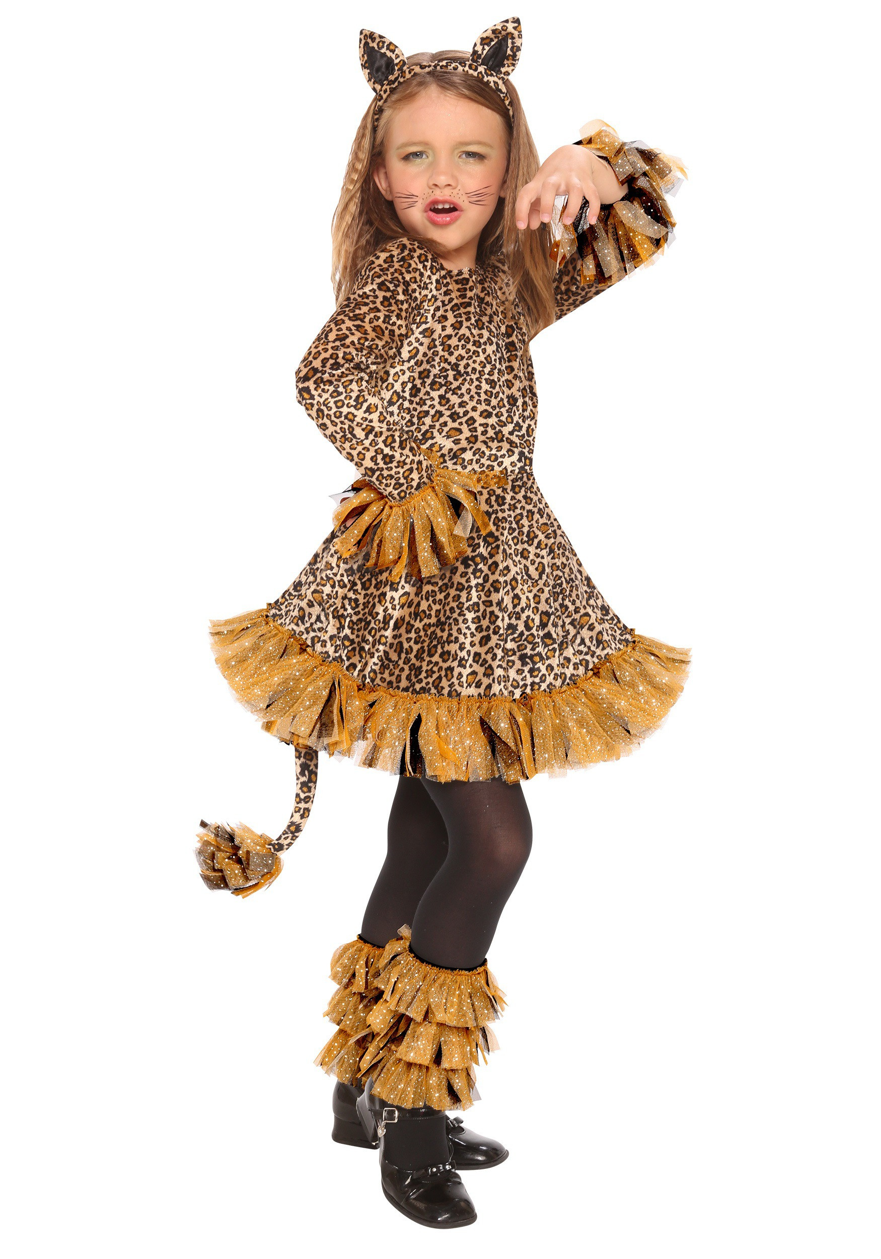 DIY Halloween Costumes For Toddler Girl
 Girls Leopard Kids Costume