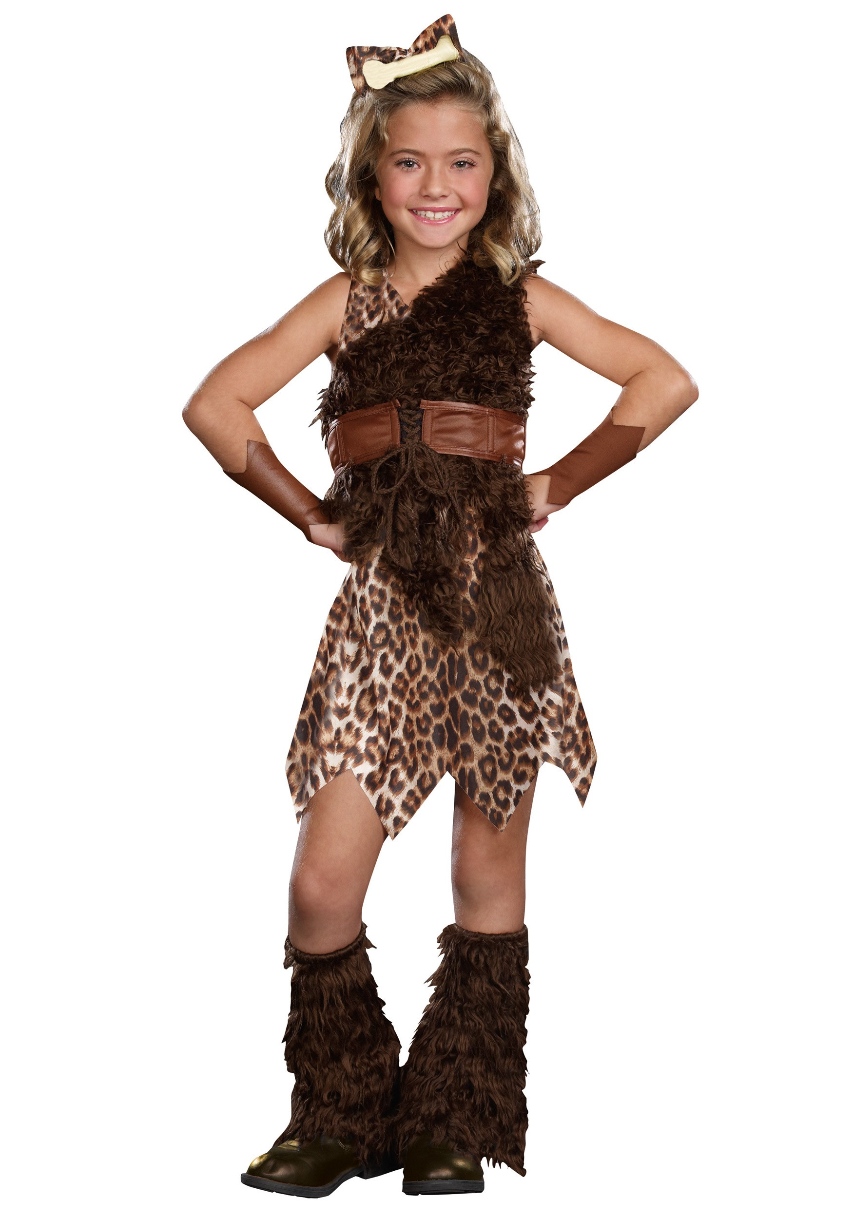 DIY Halloween Costumes For Toddler Girls
 Cave Girl Cutie Costume for Girls