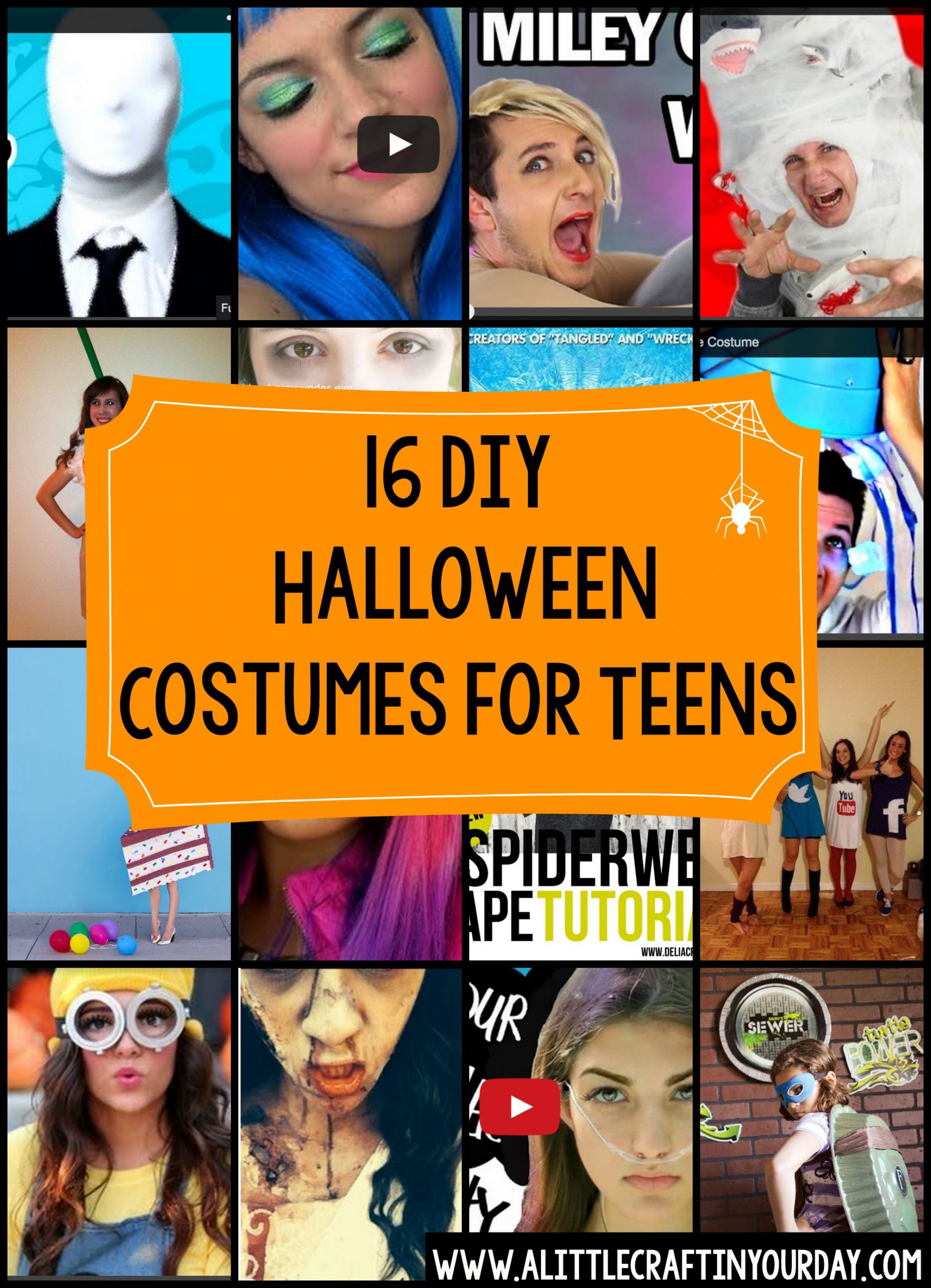 DIY Halloween Costumes Teen
 DIY Halloween Costumes for Teens A Little Craft In Your Day