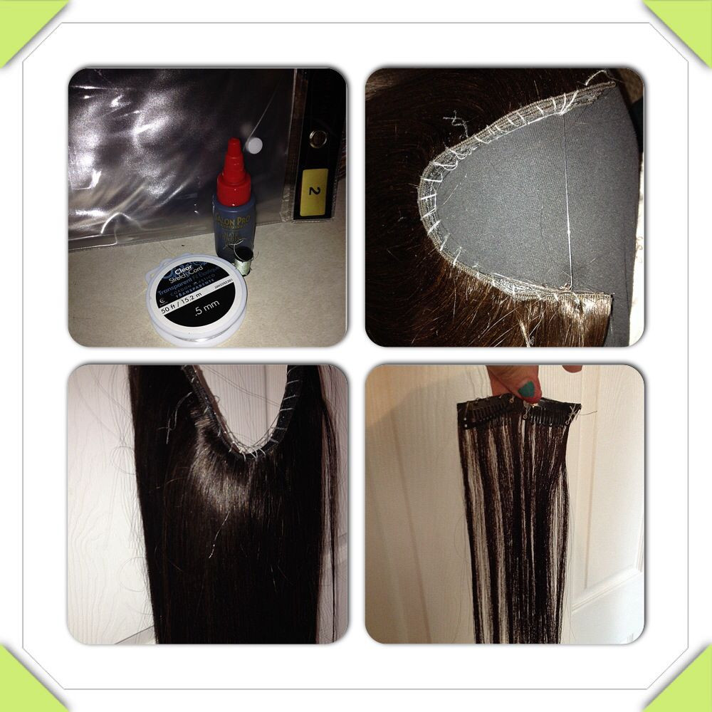 DIY Halo Hair Extensions
 Diy Halo Extensions Much cheaper and easy to do wont