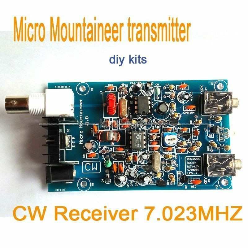 DIY Ham Radio Kit
 Micro Mountaineer Transmitter Receiver CW Ham Amateur