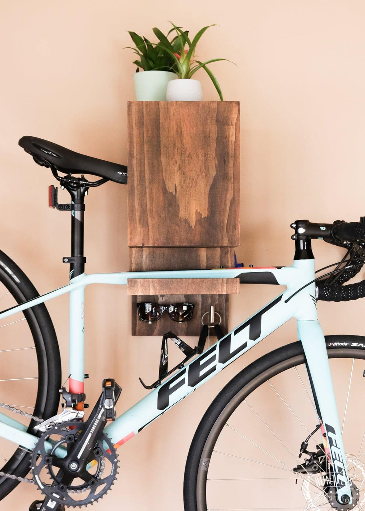 DIY Hanging Bike Rack
 DIY Wall Mounted Bike Rack DIY Huntress
