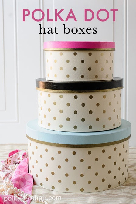 DIY Hat Boxes
 Sewing Studio Ideas