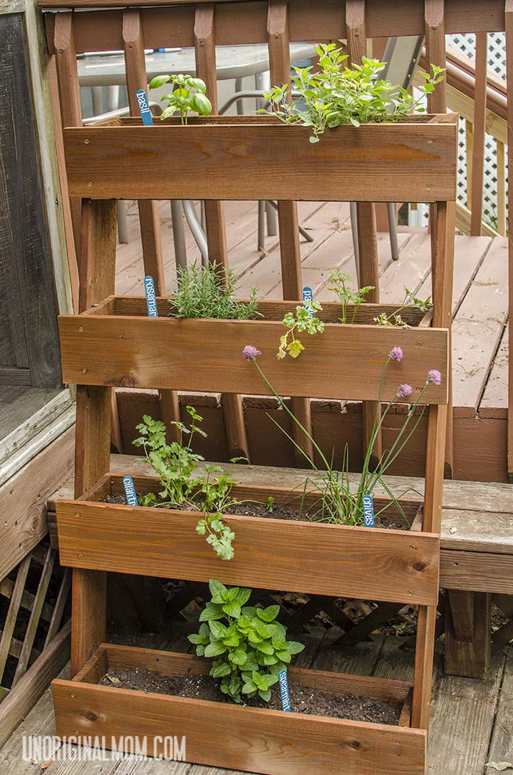 DIY Herb Garden Box
 DIY Window Box Herb Garden unOriginal Mom