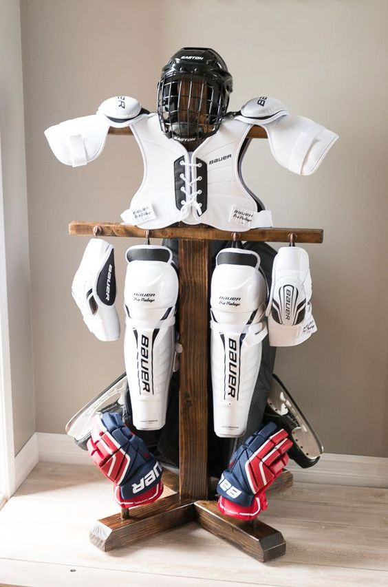 DIY Hockey Drying Rack
 End the scourge of dreaded hockey stench by making a