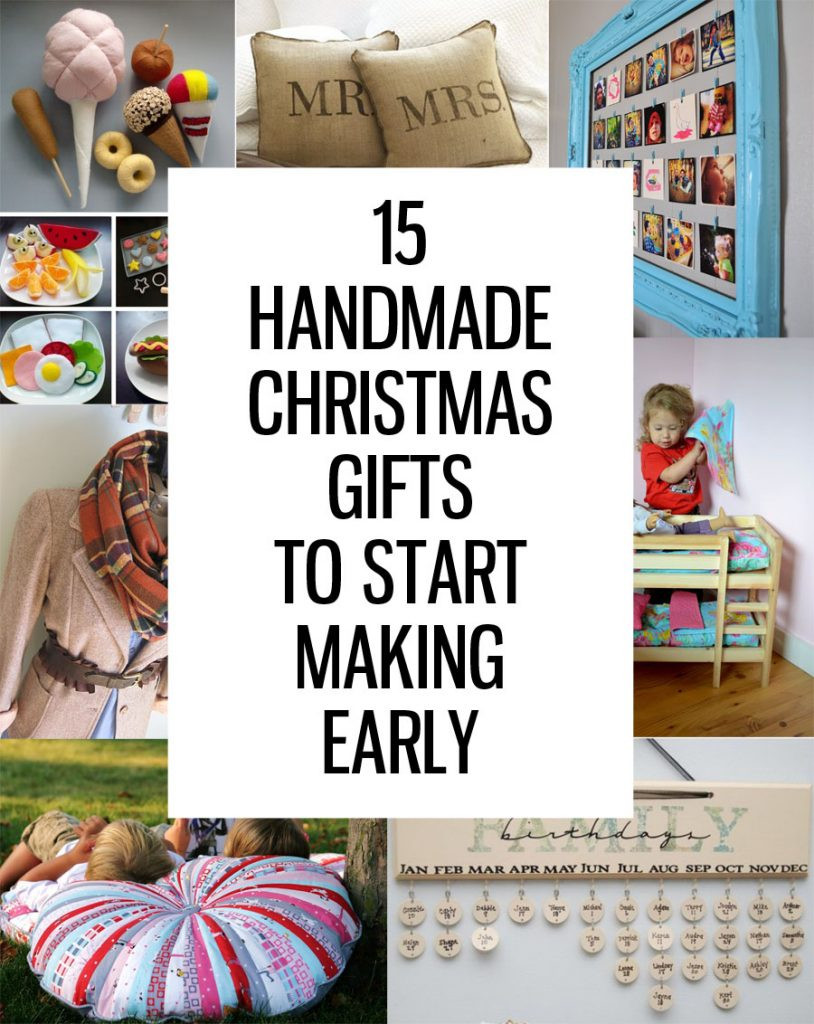 DIY Holiday Gifts Pinterest
 15 Handmade Christmas Gifts to Start Making Now