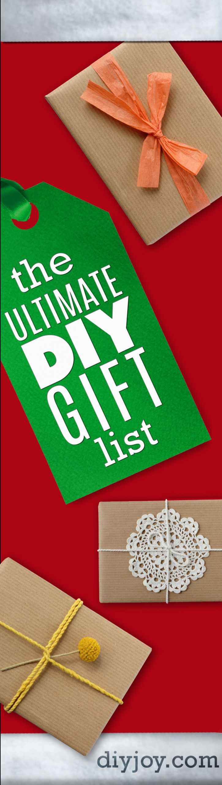 DIY Holiday Gifts Pinterest
 The Ultimate DIY Christmas Gifts list