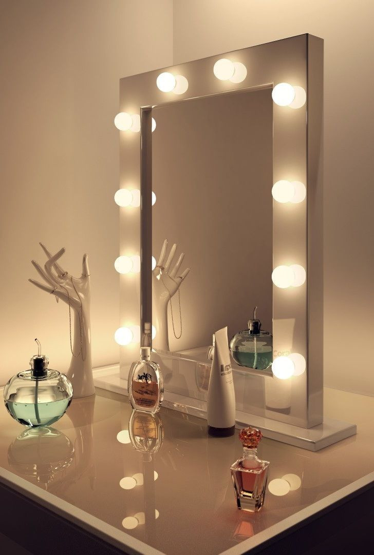 DIY Hollywood Lighted Vanity Mirror
 How to Make Lighted Vanity Mirrors in Easy Ways