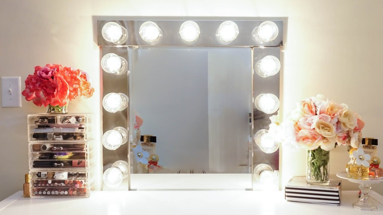 DIY Hollywood Lighted Vanity Mirror
 DIY VANITY GIRL IMPRESSIONS HOLLYWOOD STYLE VANITY GIRL