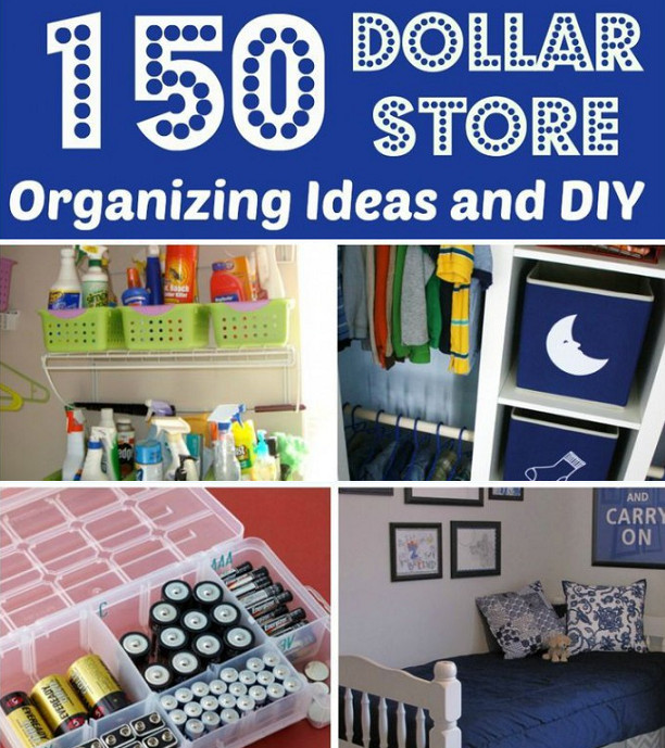 DIY Home Organization Ideas
 DIY & Crafts 150 Dollar Store Organization Ideas And