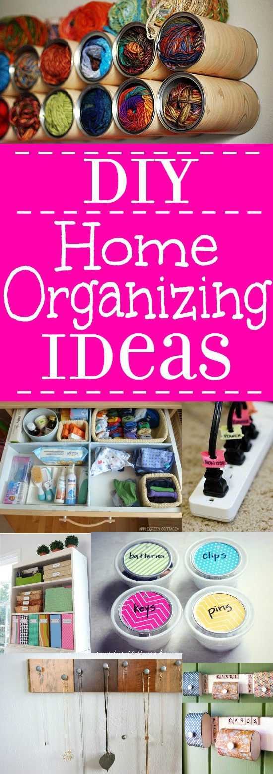 DIY Home Organization Ideas
 35 DIY Home Organizing Ideas