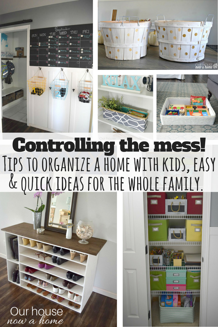 DIY Home Organization Ideas
 Easy tips & DIY ideas to keep the whole family organized