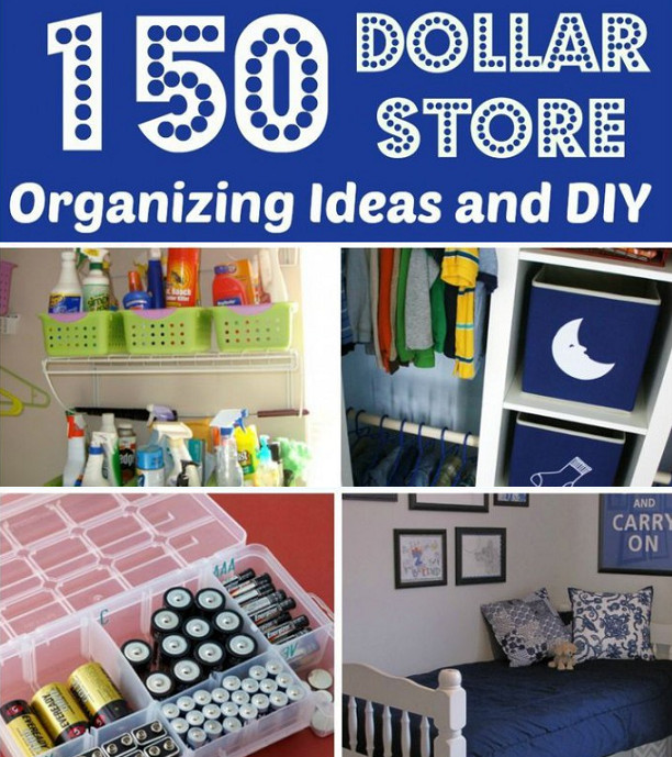 DIY Home Organizers
 DIY & Crafts 150 Dollar Store Organization Ideas And