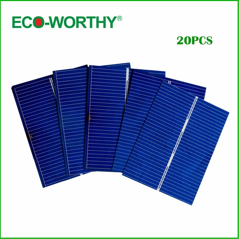 DIY Home Solar Kits
 20pcs 52x39 Solar voltaic Cells Kits DIY Solar Panel