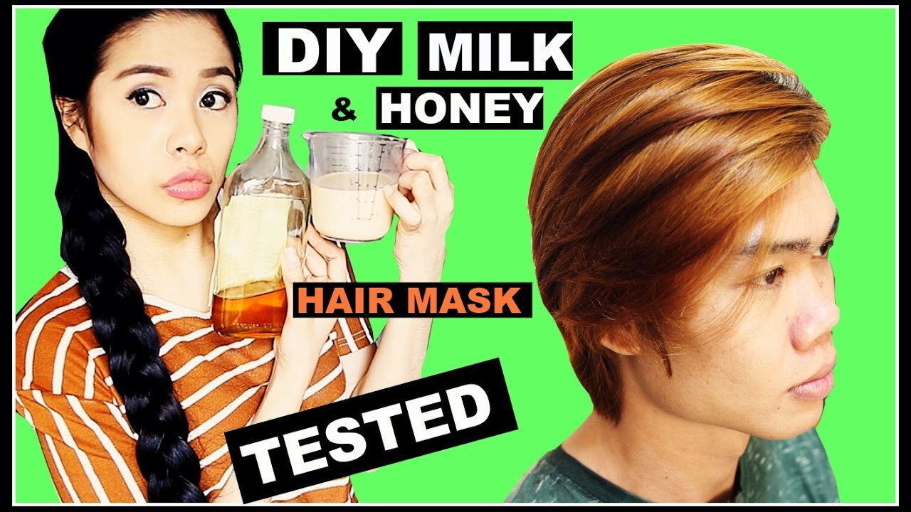 DIY Honey Hair Mask
 DIY Milk & Honey Hair Mask For Colored & DRY Damaged Hair