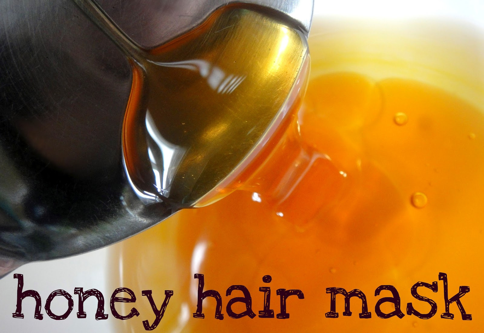 DIY Honey Hair Mask
 out of the beauty closet DIY hair mask