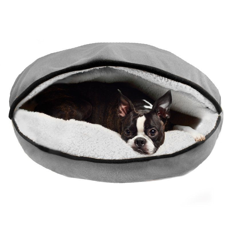 DIY Hooded Dog Bed
 Brennan Felt Cave Hooded Bed
