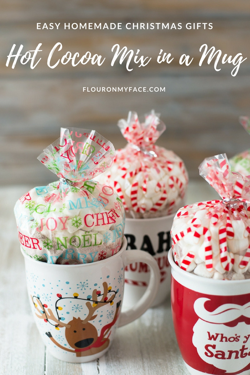 DIY Hot Chocolate Gifts
 Homemade Christmas Peppermint Hot Cocoa Mix