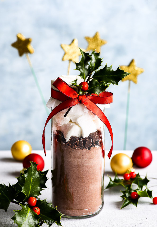 DIY Hot Chocolate Gifts
 Mason Jar Hot Chocolate DIY Christmas Gifts The Loopy Whisk
