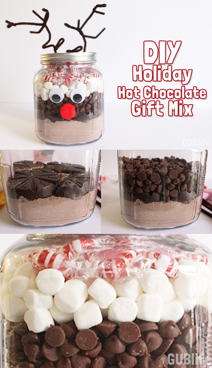 DIY Hot Chocolate Gifts
 DIY Holiday Gift Hot Chocolate Gift Mix GUBlife