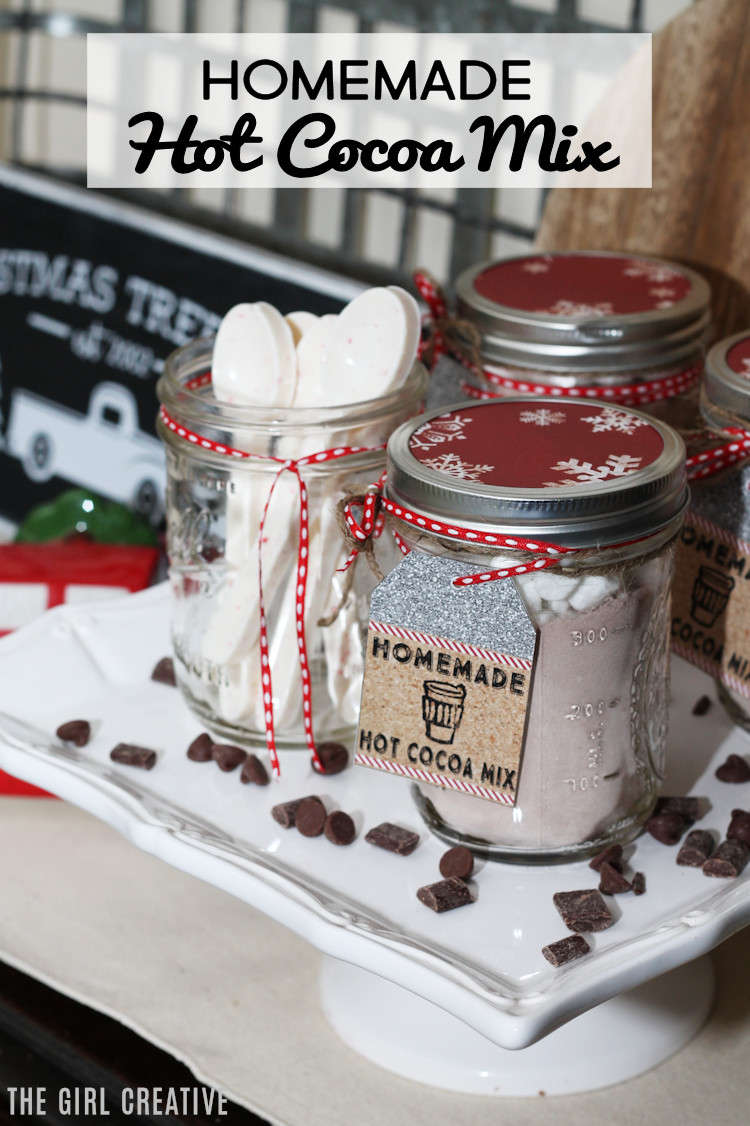 DIY Hot Chocolate Gifts
 Homemade Hot Chocolate Mix The Girl Creative