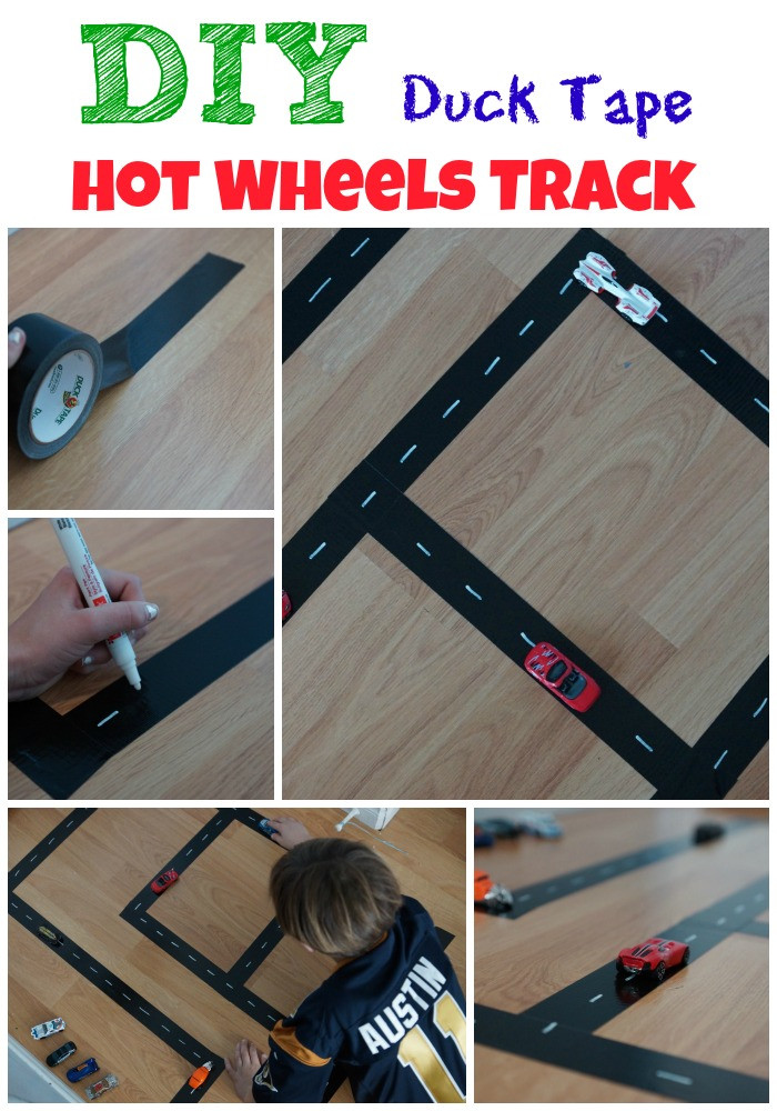 DIY Hotwheels Track
 DIY Duck Tape Hot Wheels Track
