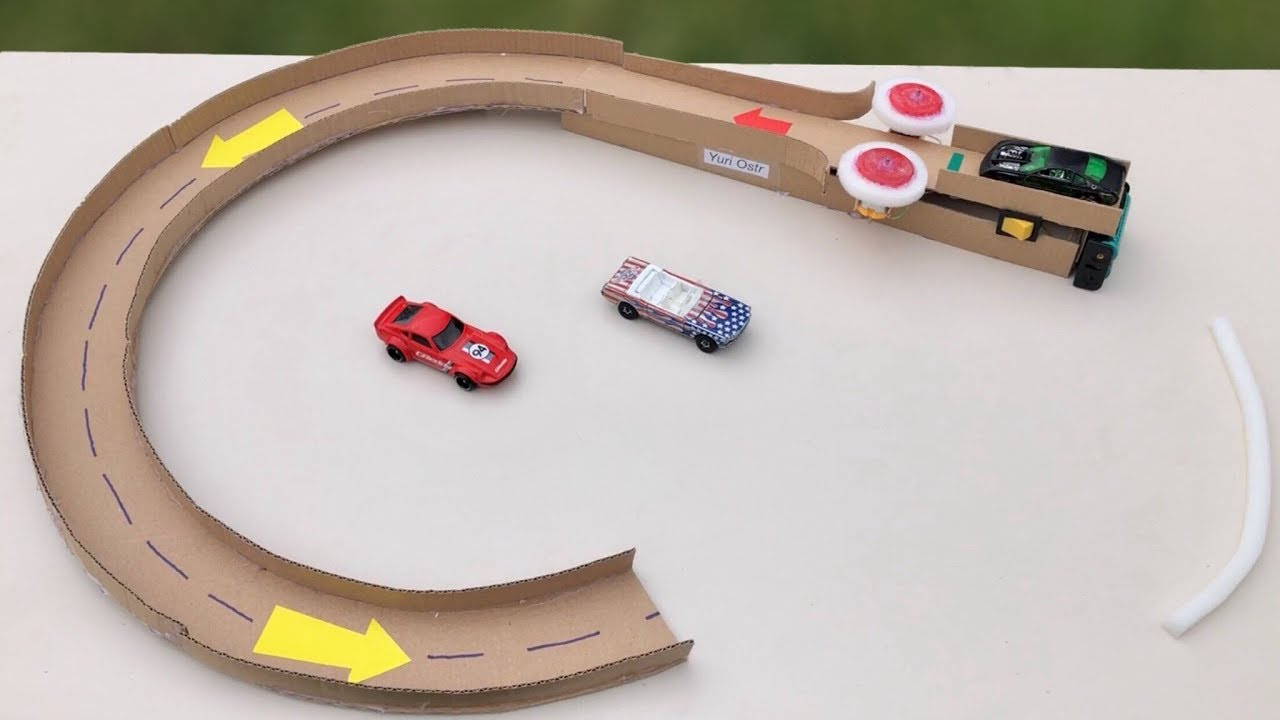 DIY Hotwheels Track
 How to Make Car Track from Cardboard DIY Hot Wheels