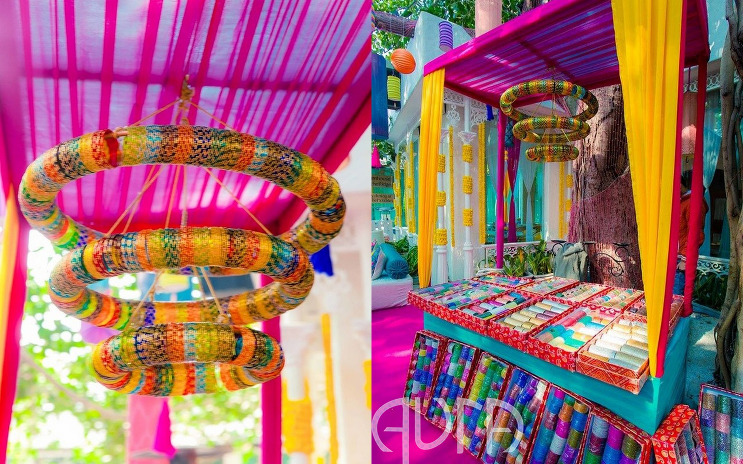 DIY Indian Wedding Decorations
 6 Innovative ways to use Bangles in your wedding decor