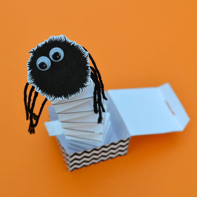 DIY Jack In The Box
 Spider Jack in the Box Free Printable Toy