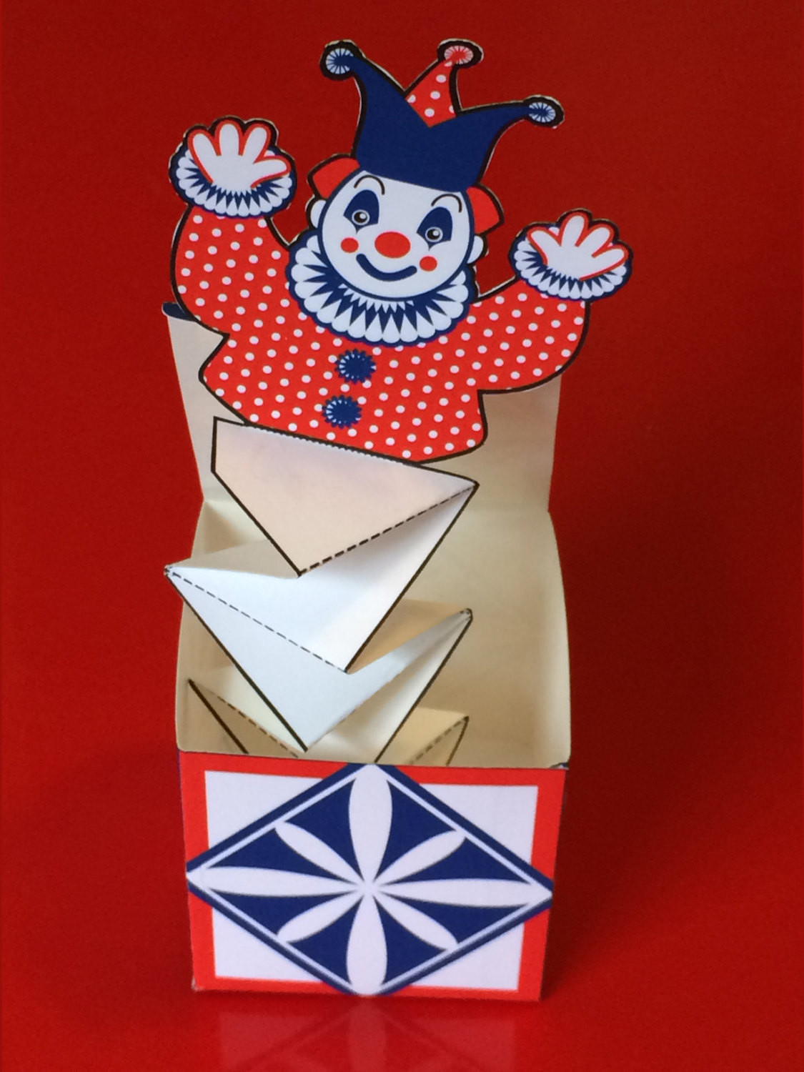 DIY Jack In The Box
 Happy Clown Jack in the Box Pop Up Printable file DIY Toy
