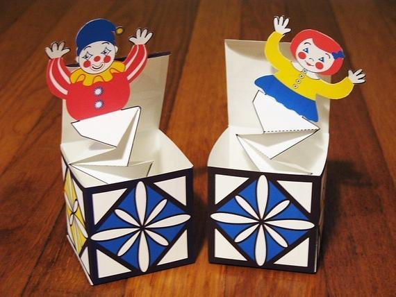 DIY Jack In The Box
 Jack in the Box Pop Up Printable DIY file Toy Crafts