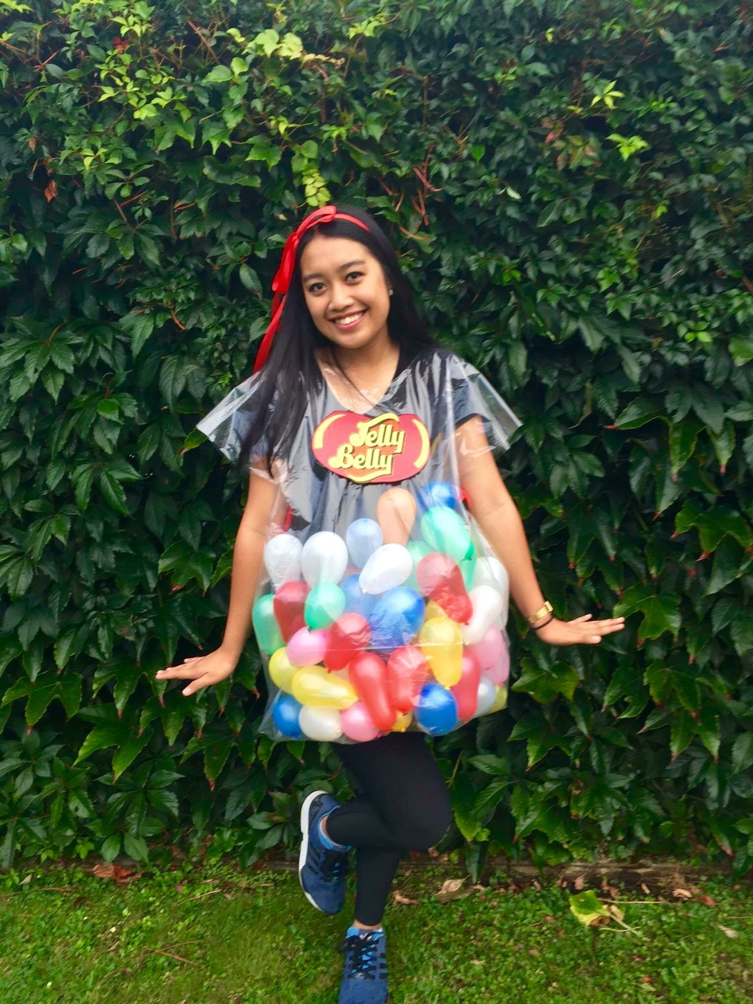 DIY Jelly Bean Costume
 Jelly beans Dress up Mufti day as Jelly belly Jelly
