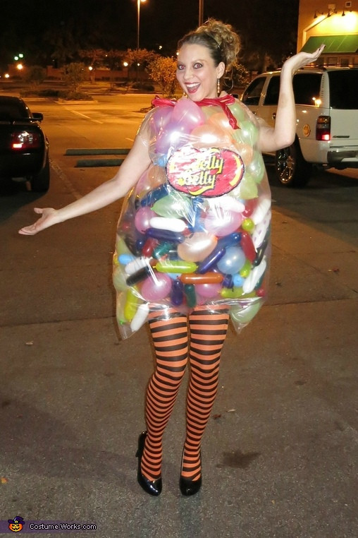 DIY Jelly Bean Costume
 Jelly Belly Jelly Beans DIY Halloween Costume