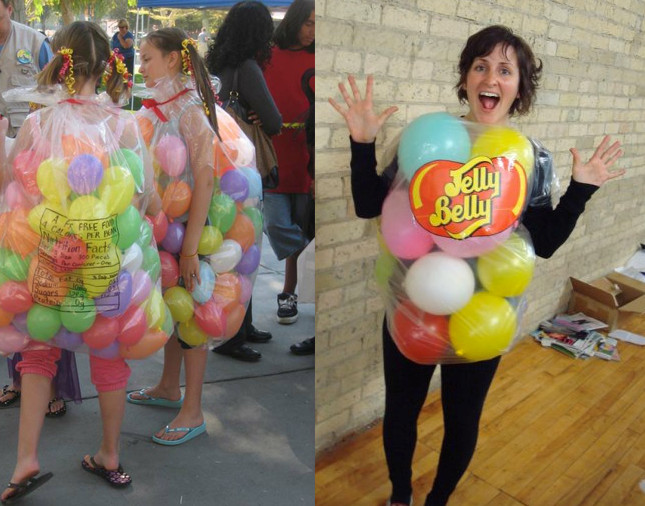 DIY Jelly Bean Costume
 20 of Our Favorite Homemade Halloween Costumes