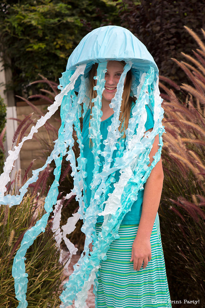 DIY Jellyfish Costume
 Awesome Jellyfish Costume DIY Easy Light Up Hat Press