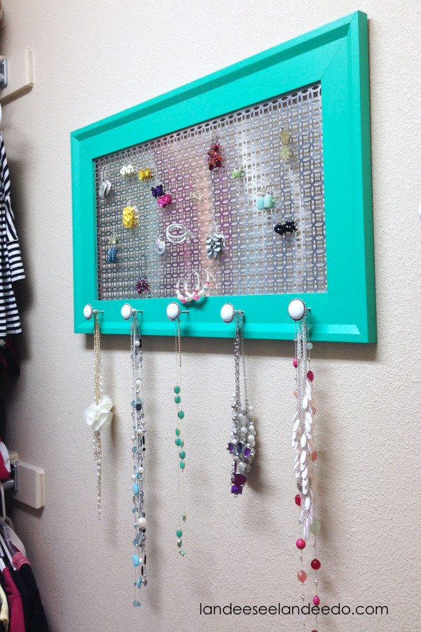 DIY Jewelry Hanger Organizer
 DIY Jewelry Organizer