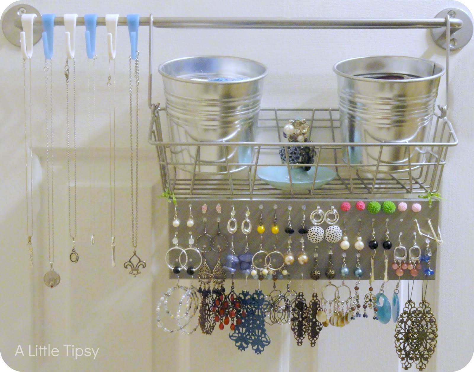 DIY Jewelry Hanger Organizer
 DIY Jewelry Organizer A Little Tipsy