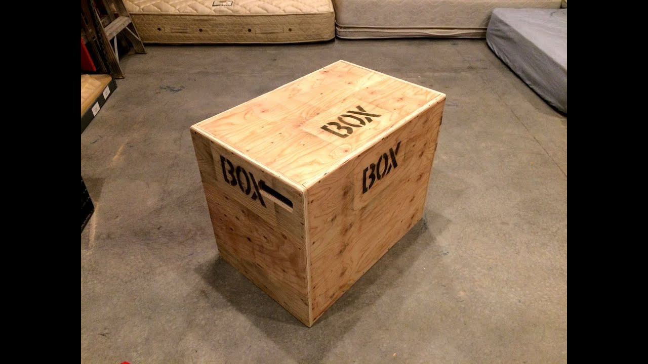 DIY Jump Box
 How To Build An Easy 3 in 1 CrossFit Jump Box With A