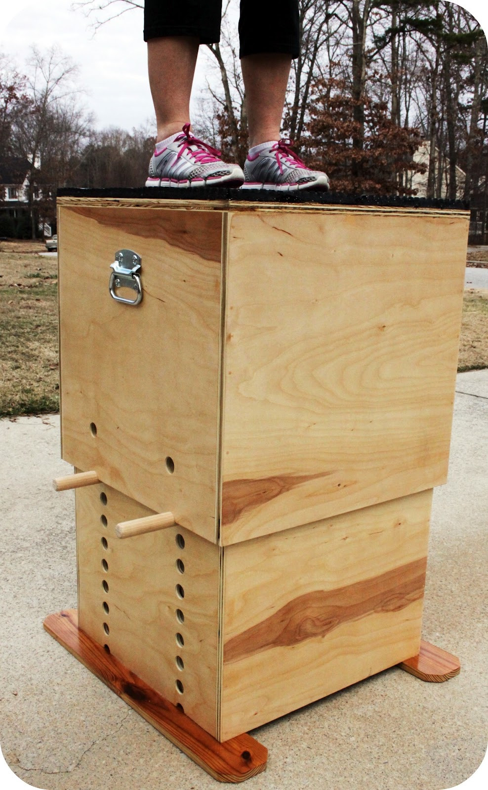 DIY Jump Box
 TrendyToolbox ADJUSTABLE WOODEN PLYO BOX