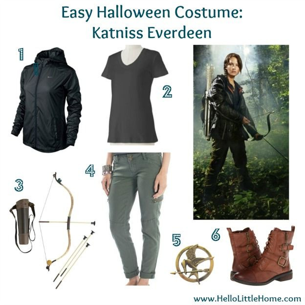DIY Katniss Everdeen Costume
 4 Easy Halloween Costumes Katniss Everdeen Carrie The