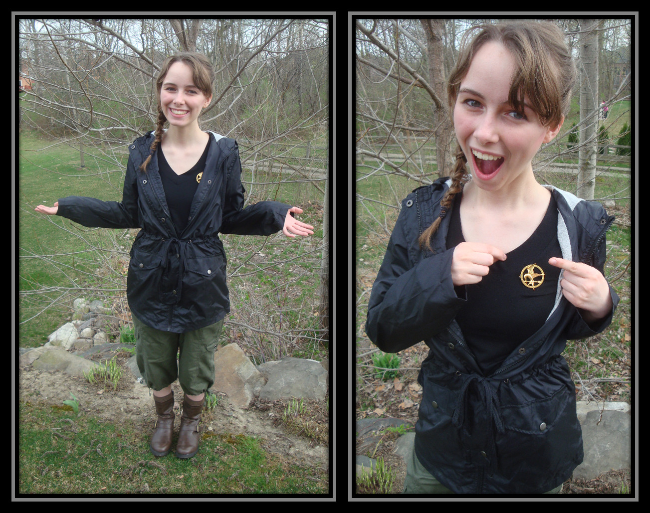 DIY Katniss Everdeen Costume
 homemade katniss everdeen costume