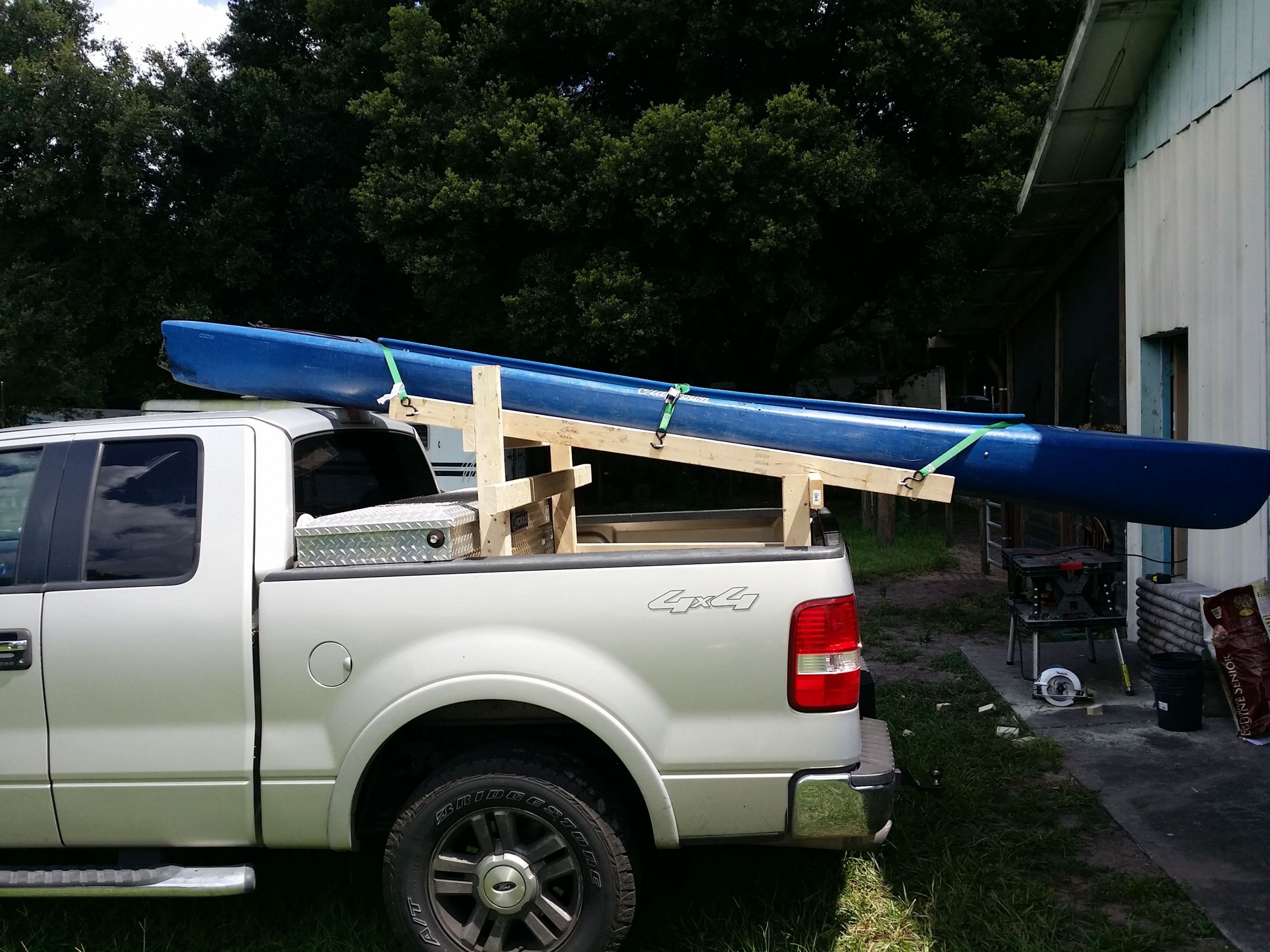 DIY Kayak Rack Pickup
 DIY Kayak Truck Rack With images