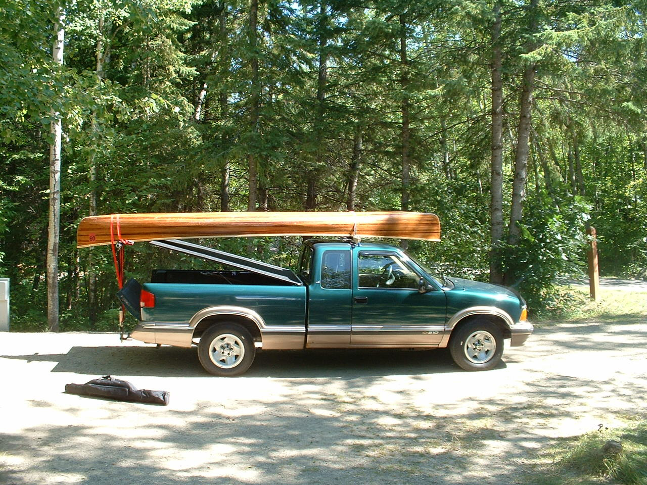 DIY Kayak Rack Pickup
 Homemade pickup canoe carrier
