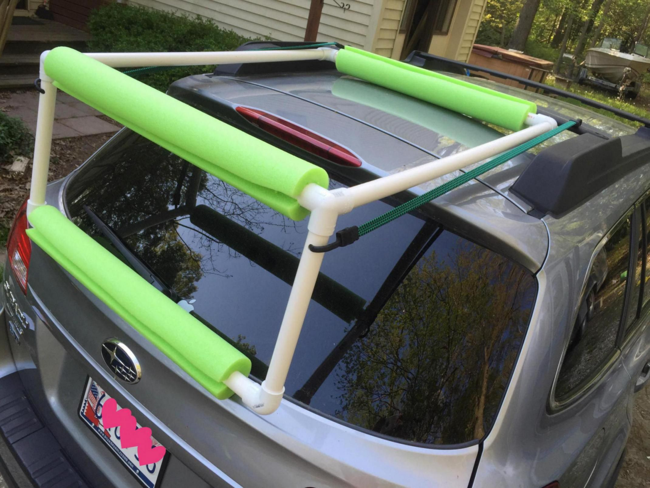 DIY Kayak Roof Rack
 outdoors Pinterest