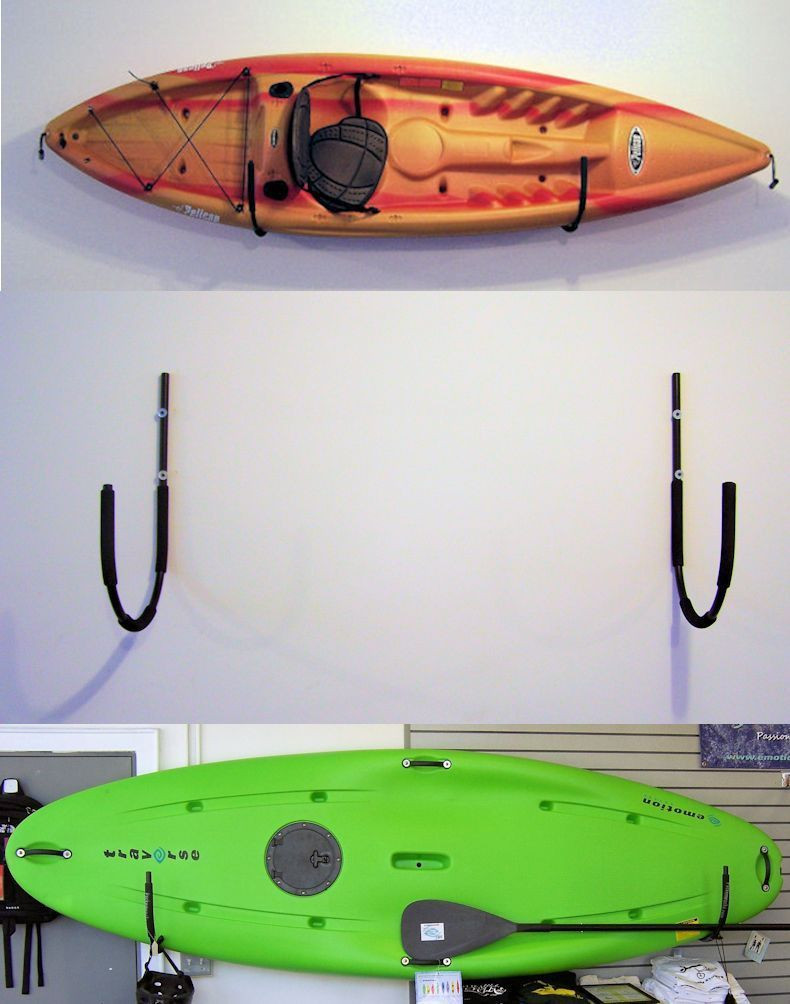 DIY Kayak Wall Rack
 Marda Context Diy free standing kayak rack