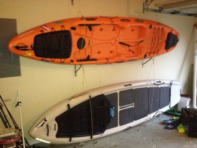 DIY Kayak Wall Rack
 Show us your rack DIY kayak racks 1 2